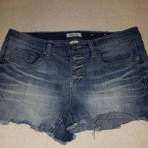 Denim shorts